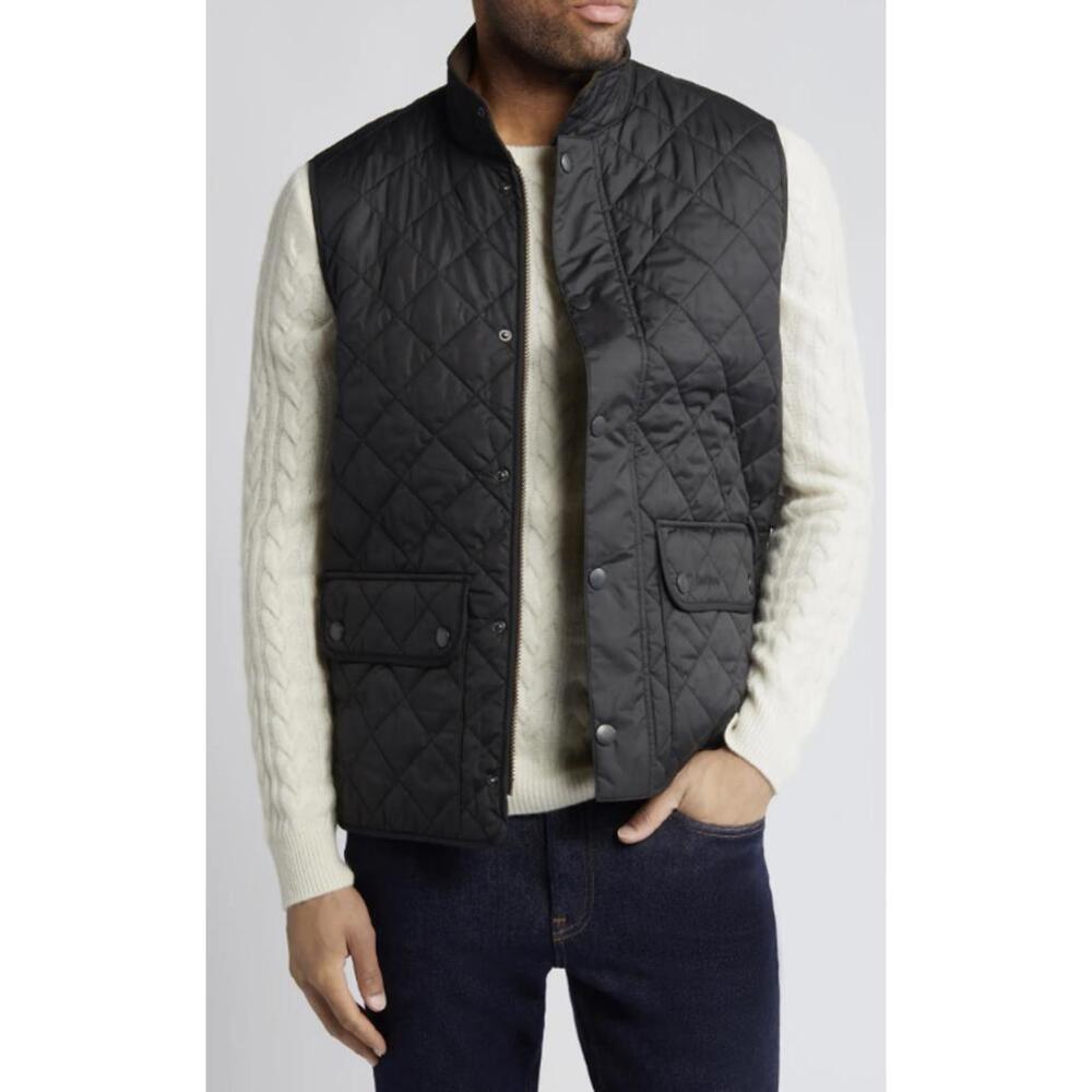 Barbour Lowerdale Quilted Gilet Vest Black XL NWT